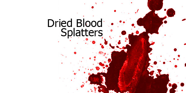 Dried Blood Splatteres