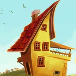 “The Imaginary House” Painting Photoshop Tutorial