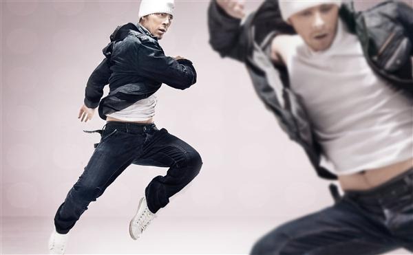Dancer on Ideal Background