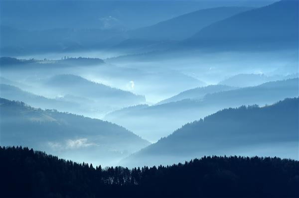 Autumn View From Mountains