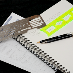 UI Stencils Review - Laser-Cut Stencils for Prototyping Websites on Paper