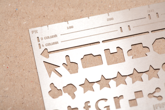 Closeup of Website Stencil Kit