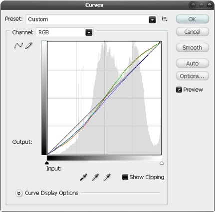 Curves tool