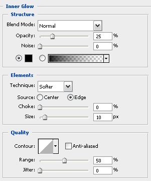 Inner glow layer style