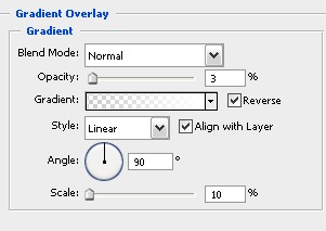 Gradient overlay layer style