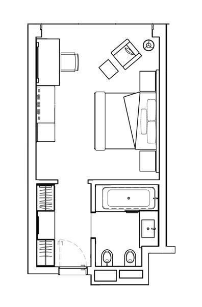 2D Bedroom Plan