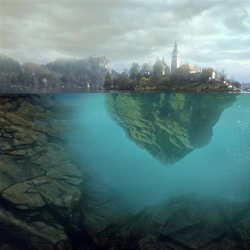 Floating Island on Water Photoshop Tutorial Floating Island on Water Photoshop Tutorial
