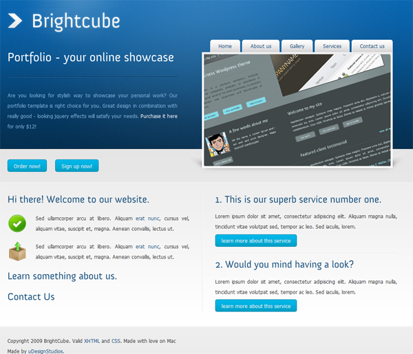 Brightcube Template Brightcube Template