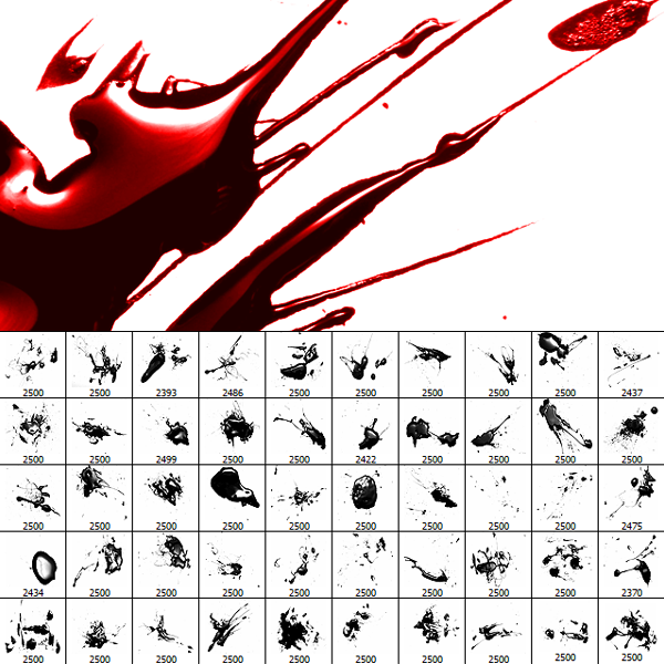 blood splatter brushes photoshop download