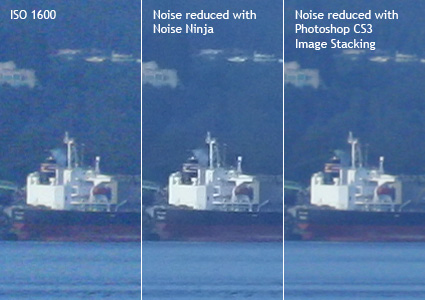 Noise Reduction vs Image Stacking