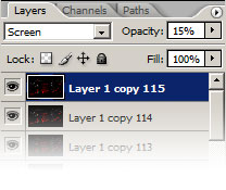 The number of layers can be found in the layer name.