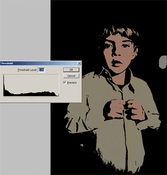 Photoshop Threshold Tool