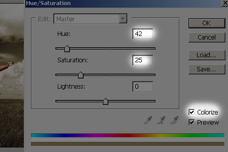 10 hue sat cs2 Hướng Dẫn Tạo Hiệu Ứng Sepia