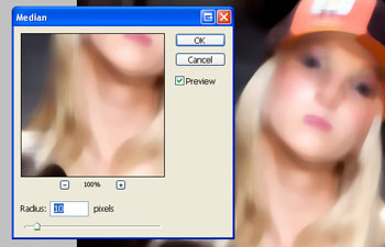 Photoshop Median Filter