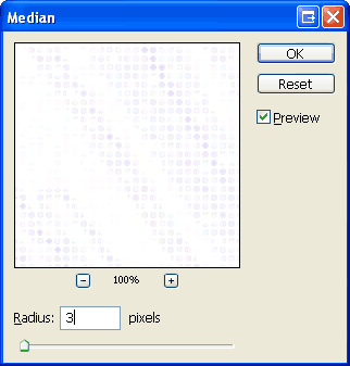 Photoshop Median Filter