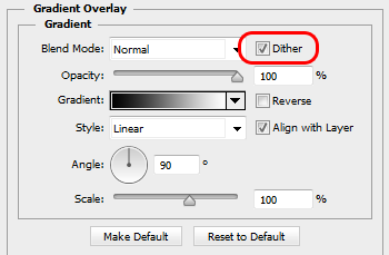 Dither for Gradients