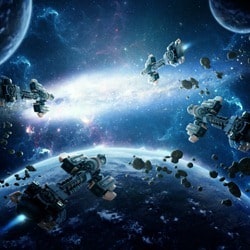 How to Create an Amazing Space Battle Scene in Photoshop ...