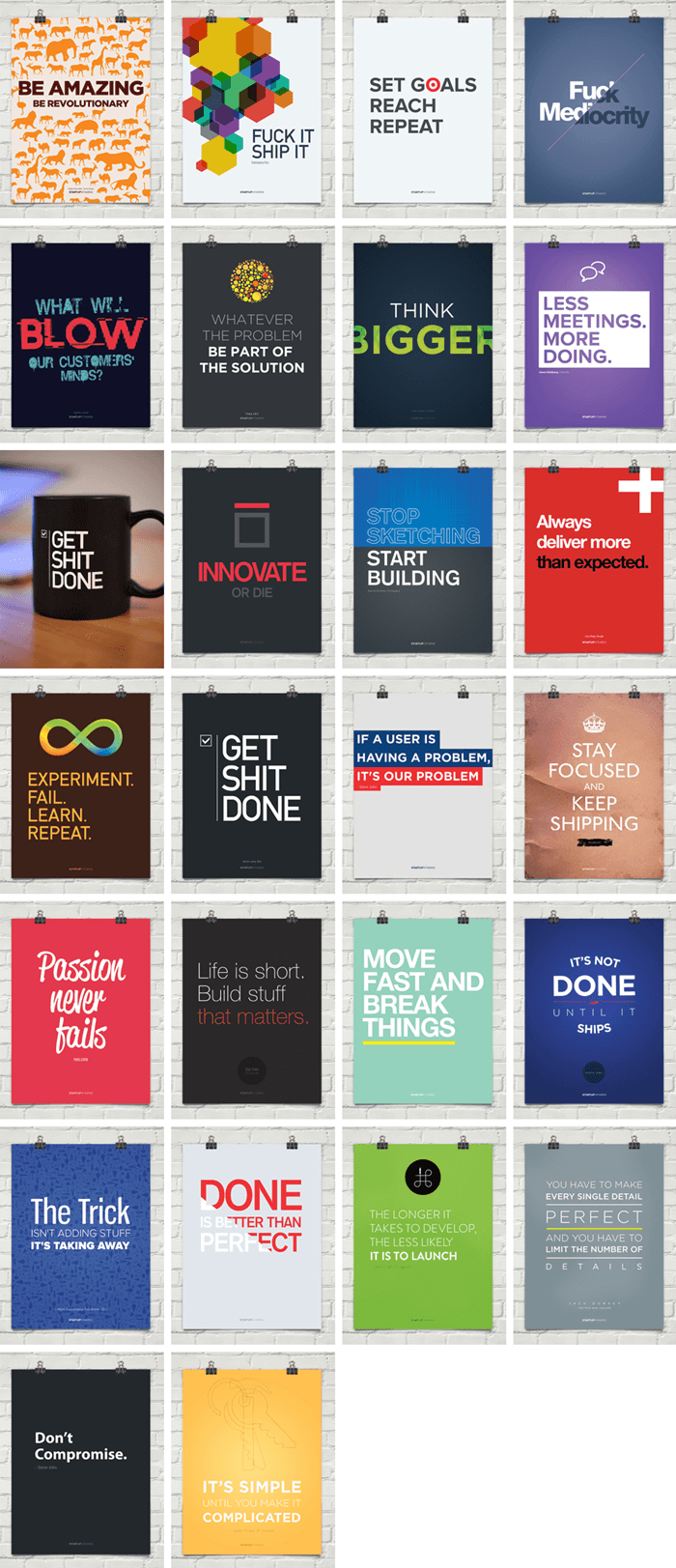 Motivational Posters for Designers