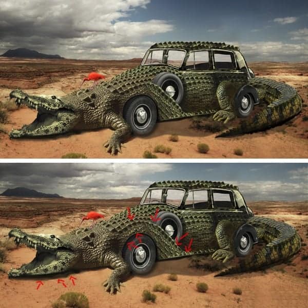 Tricky Tuts: Combine a Crocodile with a Car to Create an Exotic Crocomobile