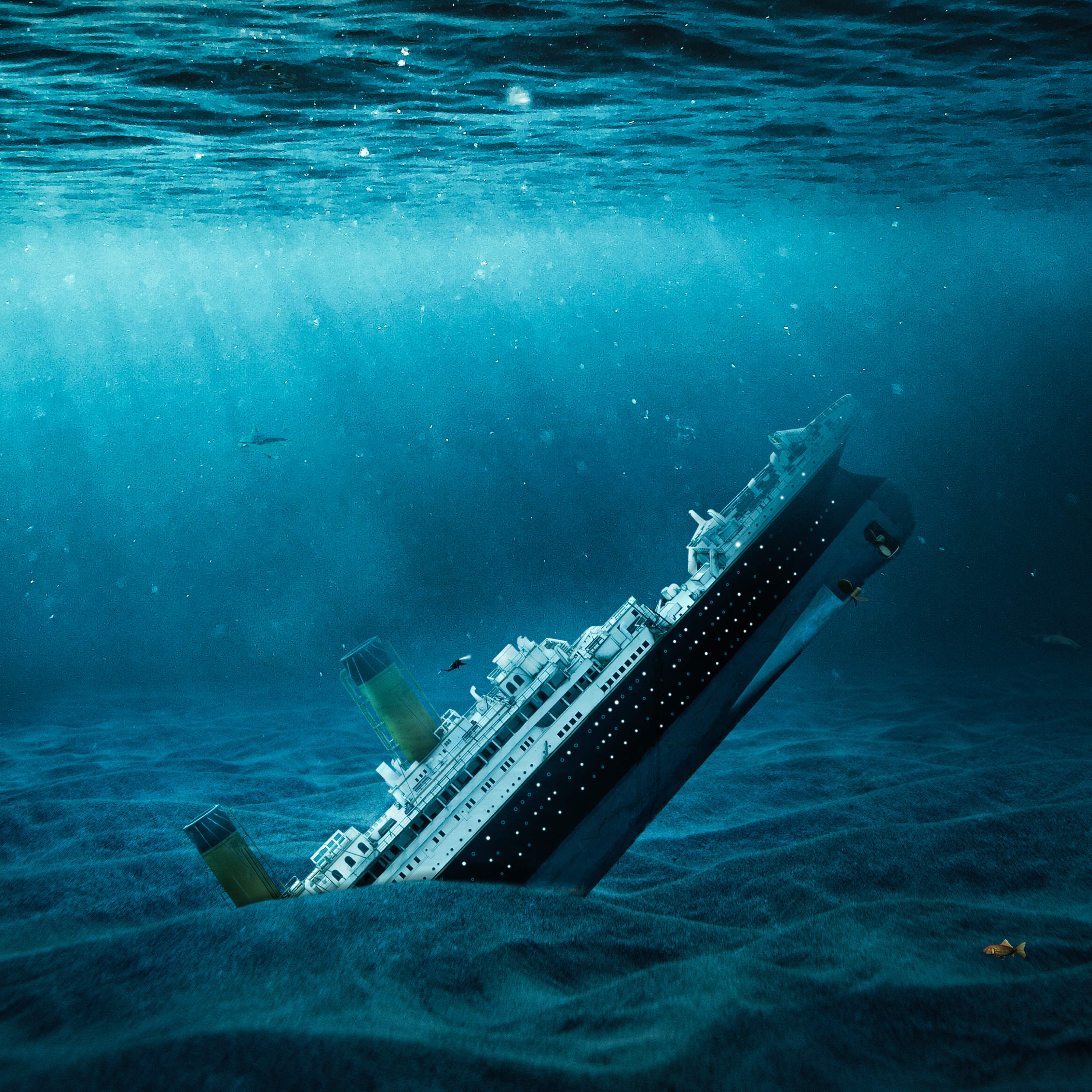 Create an Underwater Titanic Scene in Photoshop - Photoshop Tutorials